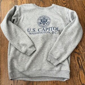 Grey Capitol Crew-Neck Sweater